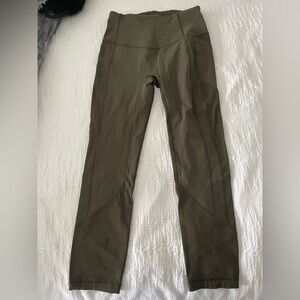 Lululemon Athletica Dark Green Leggings